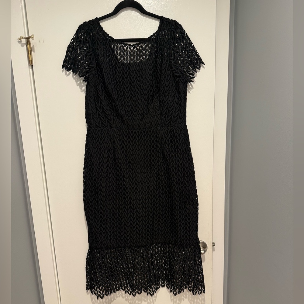 Kay Unger Black Lace Dress - Picture 3 of 5